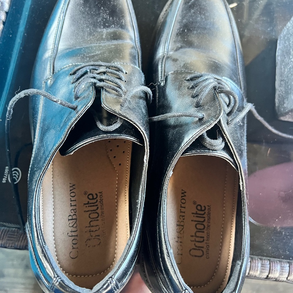 Croft & Barrow Men's Classic Black Oxfords